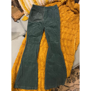 Women's Unbranded Green Corduroy Flare Pants M